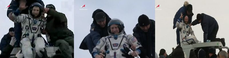 Expedition 57 crew returns to Earth following 197-day space mission