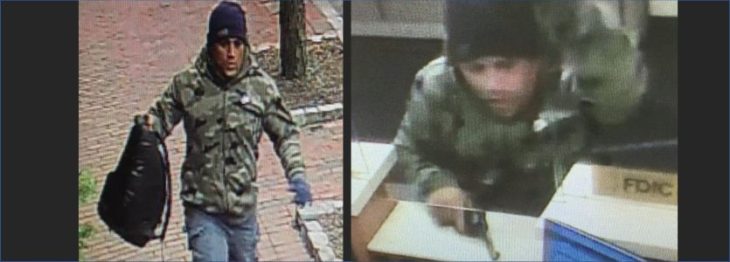 $20K reward offered for capture of armed and dangerous Boston bank robber