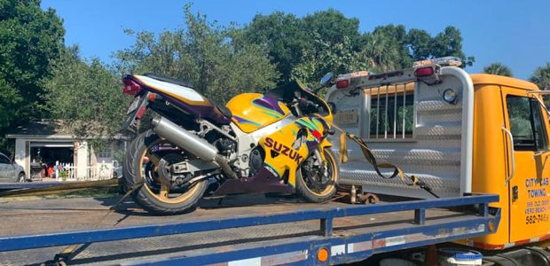 Florida man busted, motorcycle seized after speeding, reckless driving and eluding cops for 2 days