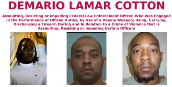 FBI offering $50K for the arrest of wanted violent fugitive Demario Lamar Cotton