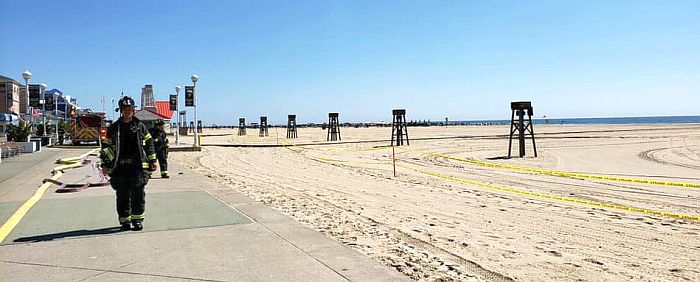 Ace News Today - Ocean City July 4 fireworks cancelled as fireworks explode on the beach earlier in the day (Video)