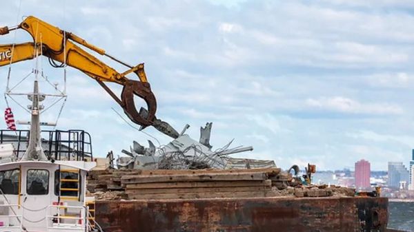 April 8: Latest updates on operations at Francis Scott Key Bridge collapse site, containers being removed