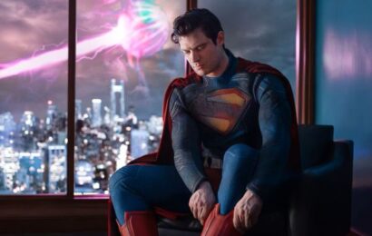 ‘Superman’ suit reveal: James Gun posts teaser image of David Corenswet donning the iconic super suit