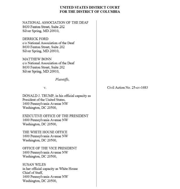 Ace News Today: Donald Trump sued by deaf Americans