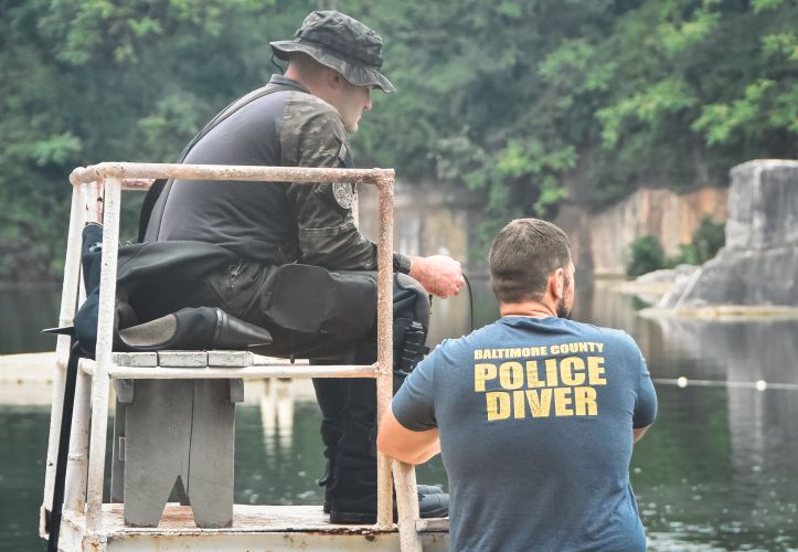 Ace News Today: After two-day search, body of drowning victim recovered from Beaver Dam in Cockeysville. IMage credit: Baltimore County Police Department