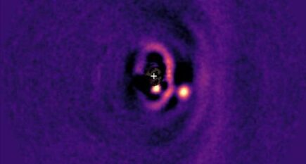 Astronomers capture first images of a baby planet growing in a ring of darkness