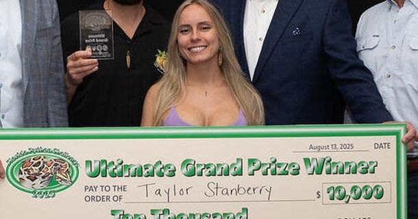 Ace News Today: Meet the winners of the '2025 Florida Python Challenge'. Image credit: X