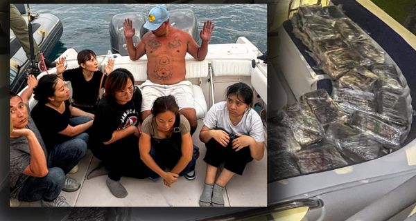 Human smugglers trying to traffick 189 kilos of cocaine, busted in the waters off Fort Pierce