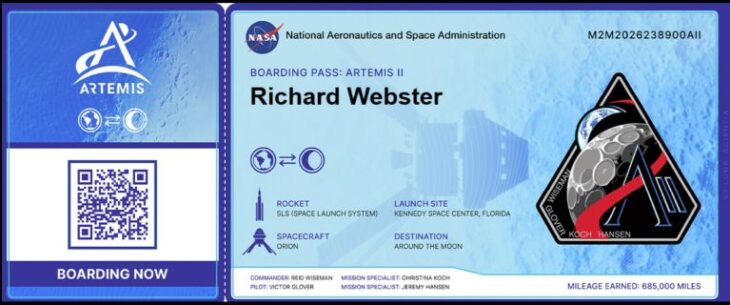 NASA invited all of us to have our names launched into space aboard Artemis II test flight