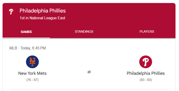 Ace News Today: Phillies vs. Mets, September 8-11 at Citizens Bank Park. Image credit: Philadelphia Phillies