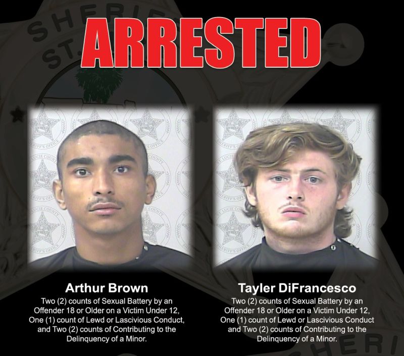 Ace News Today: Two Treasure Coast men charged with sexual abuse of two 11-year-olds