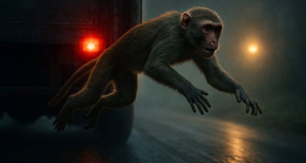 Mississippi Mama of five shoots and kills escaped research monkey following truck crash