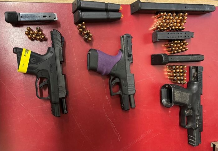 Ace News Today: Road rage gun threat on I-695 leads to felony arrest with multiple firearm seizures. Image credit: Maryland State Police