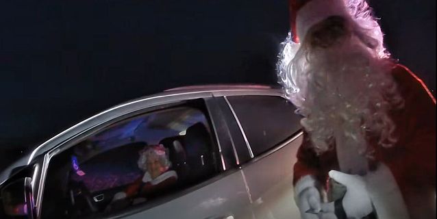 ‘Ho Ho Hold It Right There!’ Santa and Mrs. Claus busted for speeding in Ohio