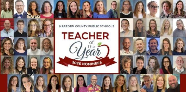 Harford County Public Schools announces ‘2026 Teacher of the Year’ nominees