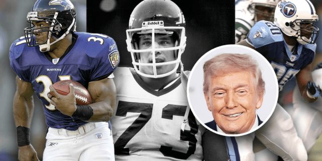 Trump pardons five former NFL players who had been convicted of a wide range of crimes