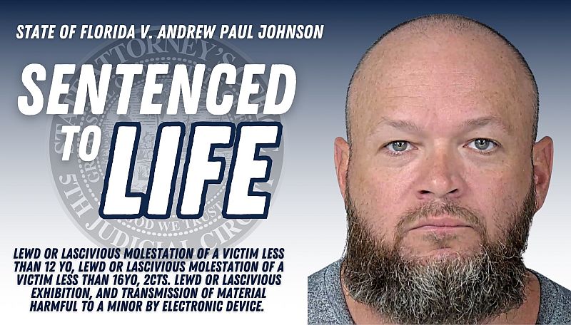Ace News Today: January 6 rioter pardoned by Trump sentenced to life in prison for kidnapping and sexually assaulting two young children, Image credit: Fifth Judicial Circuit State Attorney's Office