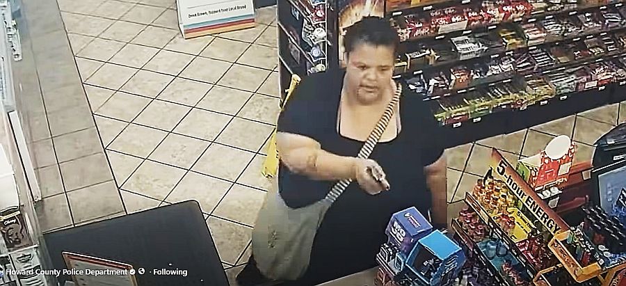 Ace News Today: Virginia woman captured on shocking video shooting up Howard County gas station. Video snip credit: Howard County Police Department