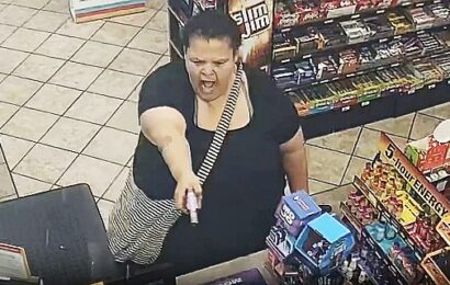 Virginia woman captured on shocking video shooting up Howard County gas station