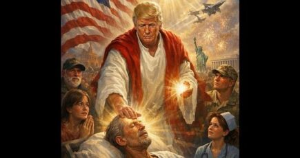 Donald Trump slams Pope Leo XIV and posts image of himself as Jesus Christ to Truth Social