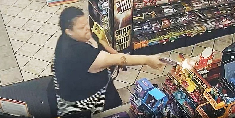 Ace News Today: Virginia woman captured on shocking video shooting up Howard County gas station. Video snip credit: Howard County Police Department