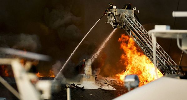 Massive fire engulfs USF Marine Science Lab: Building feared total loss