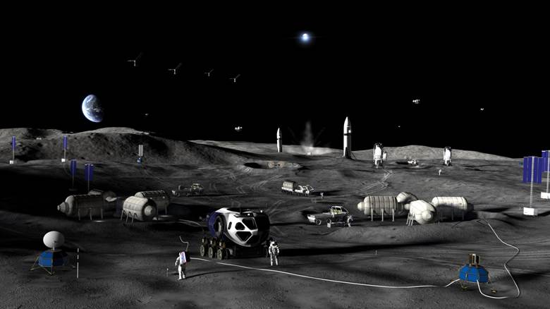 Ace News Today: NASA unveils three-phase plan for permanent Moon Base near Lunar South Pole (Image credit: NASA)