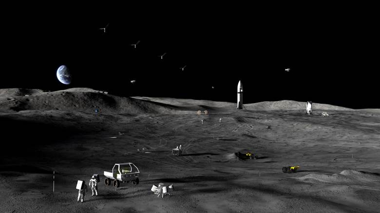 Ace News Today: NASA unveils three-phase plan for permanent Moon Base near Lunar South Pole (Image credit: NASA)