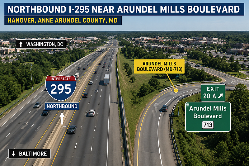 Ace News Today: Road rage dashcam video leads to arrest after shooting shuts down I-295 in Anne Arundel County. Image credit: RDW Productions