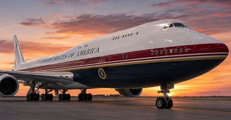 Ace News Today: Trump’s new Air Force One sparks ethical and legal debate: Qatar’s $400 million jet takes flight. Image credit: X