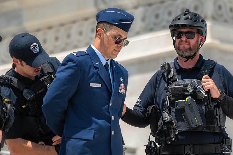 Ace News Today: Active-duty Air Force Major arrested at U.S. Capitol after public call to impeach Trump. Image credit: Facebook
